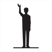 Help icon set silhouette on white background vector