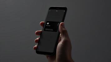 Digital Card on Smartphone video