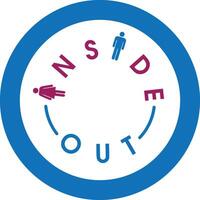 Inside Out Concept Illustration for Creative Projects vector