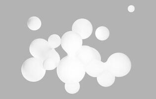 3d abstract liquid blob shape. Fluid bubble and soft ball splash graphic for modern banner. Floating molecular form illustration. Isolated creative and futuristic chemistry particle flow design.. vector