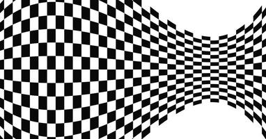 An abstract black and white checkered pattern vector