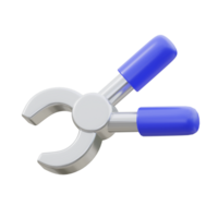 3D Forceps Icon Illustration Render png