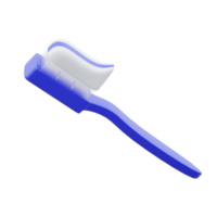 3D Tooth Brush Icon Illustration Render png