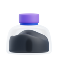 3D Ink Icon Illustration Render png