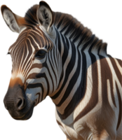 Dynamic zebra clipart for website header visuals. . png