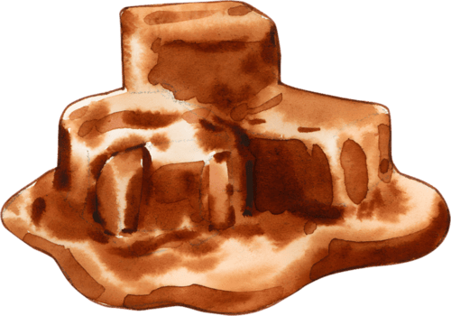 hielo crema acuarela dibujado a mano png