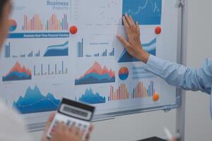 Business Documents, Auditor businesswoman checking searching document legal prepare paperwork or report for analysis TAX time,accountant Documents data contract partner deal in workplace office photo
