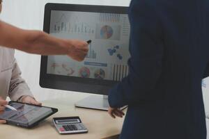 Business Documents, Auditor businesswoman checking searching document legal prepare paperwork or report for analysis TAX time,accountant Documents data contract partner deal in workplace office photo