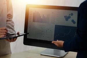 Business Documents, Auditor businesswoman checking searching document legal prepare paperwork or report for analysis TAX time,accountant Documents data contract partner deal in workplace office photo