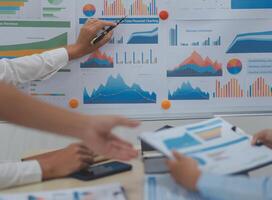 Business Documents, Auditor businesswoman checking searching document legal prepare paperwork or report for analysis TAX time,accountant Documents data contract partner deal in workplace office photo