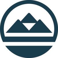 the logo for the mountain range vector