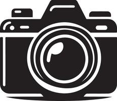 A camera icon on a white background vector