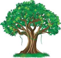 2d banyan tree vector