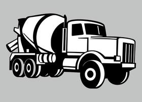 concrete mixer icon isolated vector