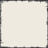A grunge-style border with a rough, textured edge vector