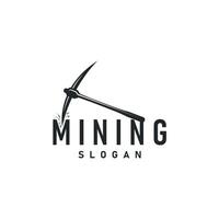mining logo design template vector