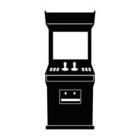 Arcade slot machine game retro automat vector