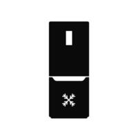 Fridge icon isolated on white background vector