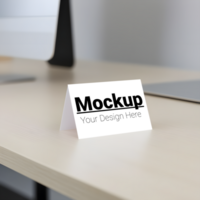 Simple Workspace Card Display psd