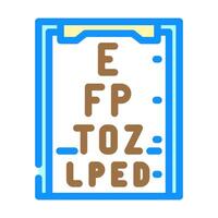 changes vision disease symptom color icon illustration vector