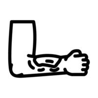 bruises household injury accident line icon illustration vector