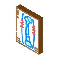 fractures household injury accident isometric icon illustration vector