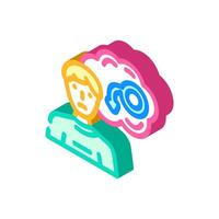 erectile dysfunction isometric icon illustration vector