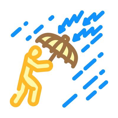 resilience success life color icon illustration