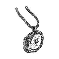 locket locket sketch hand drawn vector