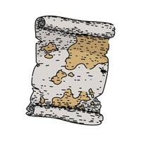parchment old map sketch hand drawn vector