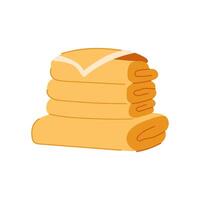 softness spa towel cartoon illustration vector
