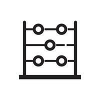 A black and white illustration of a rack with three circles vector
