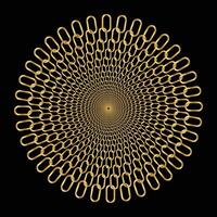 Abstract Chain spiral spinning style background vector