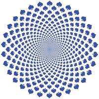 Abstract Spade Card spiral vortex style background vector