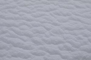 Winter snow texture with rippled and soft patterns in nature photo