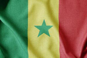 Seneqal Fabric Flag HD Image photo