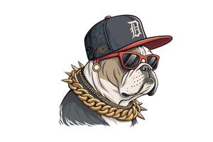 Cool Bulldogs art vector