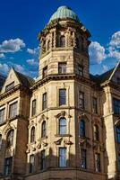 Stone Building with Domed Roof and Windows photo