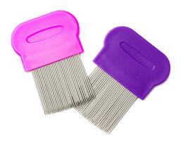 Multiple lice combs with multiple fine teeth for effective lice removal and scalp care photo