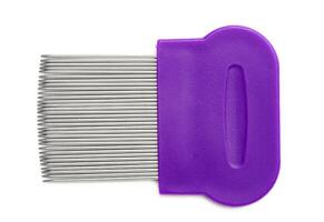Lice comb with multiple fine teeth for effective lice removal and scalp care photo