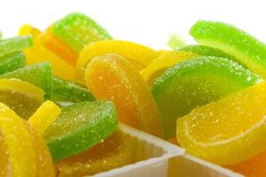 colourful fruit candies photo