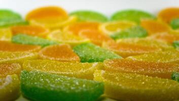 colourful fruit candies photo