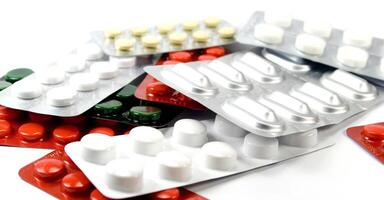 blisters with pills photo
