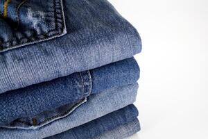 stack of jeans photo