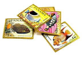 panama post stamps photo