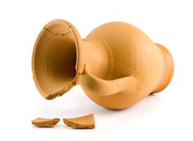 broken old amphora photo