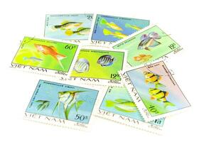 vietnam post stamps photo