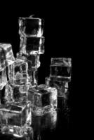stack of ice cubes photo