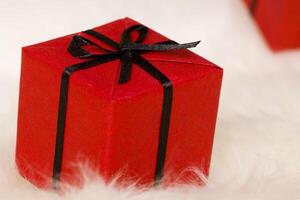 red gift box photo