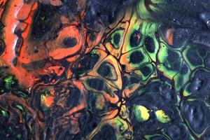 Abstract art background. Acryl pouring. photo